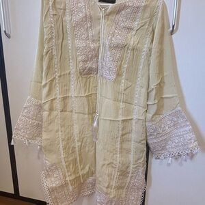 Pakistani/Indian dress brand New full embroidered shirt